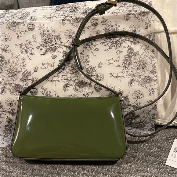 Kate Spade Regan Patent Crossbody Bag. Color is Enchanted. Gold hardware NWT - Picture 5 of 7
